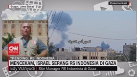 VIDEO: Mencekam, Israel Serang RS Indonesia di Gaza