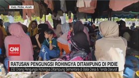 VIDEO: Ratusan Pengungsi Rohingya Ditampung di Pidie