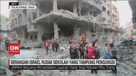 VIDEO: Serangan Israel Merusak Sekolah Yang Tampung Pengungsi