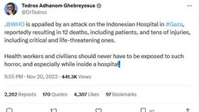 VIDEO: WHO Kecam Serangan Israel ke RS Indonesia di Gaza