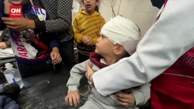 VIDEO: Pilu Jeritan Anak-anak Korban Bom Israel di Khan Younis Gaza