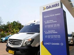 Sat-set! Damri Layani Rute Bandara Soetta-Stasiun Kereta Cepat Halim