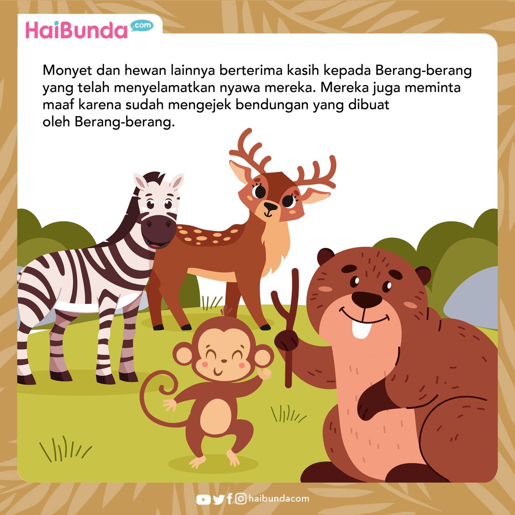 Berang-berang ditertawai hewan lain ketika membangun bendungan di sungai untuk mencegah airnya meluap di musim hujan&period; Lalu&comma; apa yang terjadi pada mereka&quest;