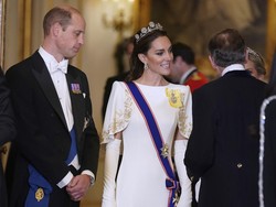 Sosok Pemilik Tiara Langka yang Dipakai Kate Middleton Sambut Presiden Korsel