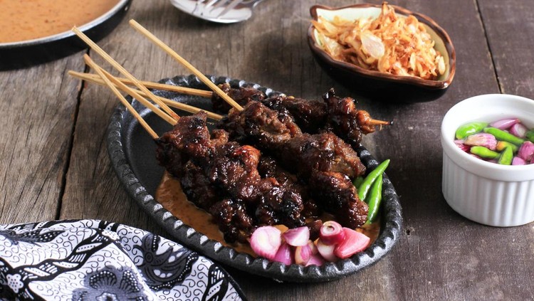 Ilustrasi Sate