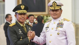 Yudo Margono Resmi Serahkan Jabatan Panglima TNI ke Agus Subiyanto