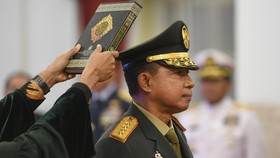 FOTO: Pelantikan Panglima TNI Jenderal Agus Subiyanto