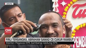 VIDEO: Firli Tersangka, Abraham Samad CS Cukur Rambut
