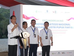 Jokowi Groundbreaking Industri Pupuk di Fakfak, Pertama di Wilayah Timur RI