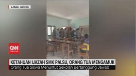 VIDEO: Ketahuan Ijazah SMK Palsu, Orang Tua Mengamuk
