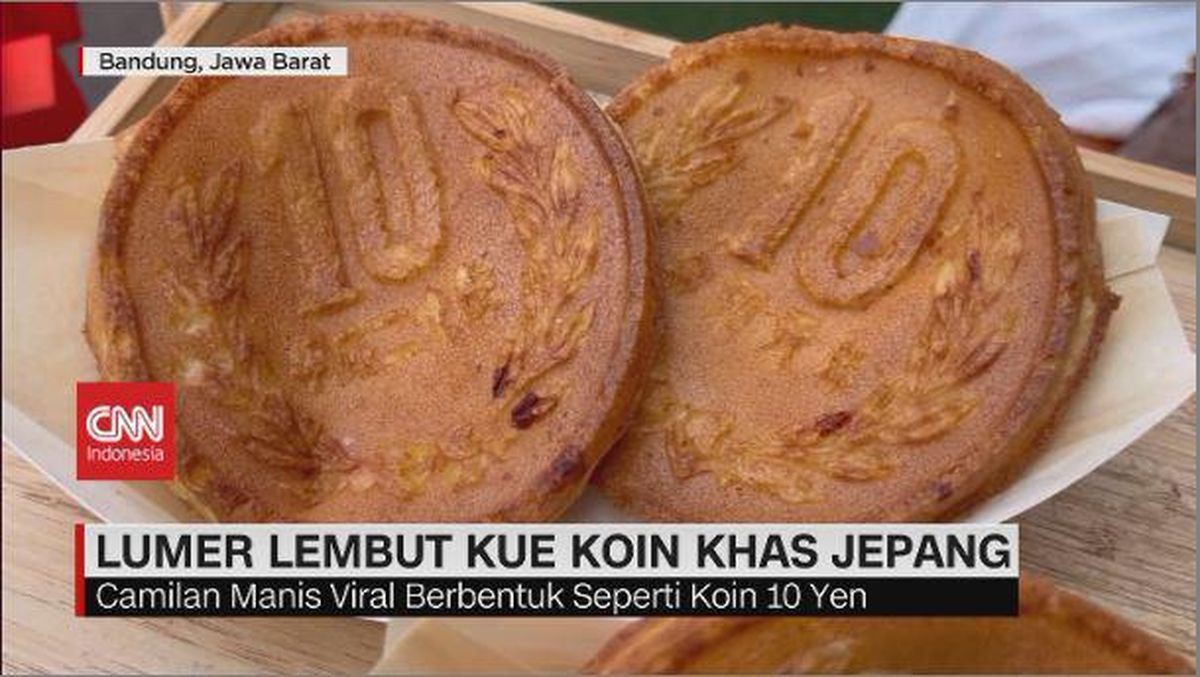 VIDEO: Lumer Lembut Kue Koin Khas Jepang
