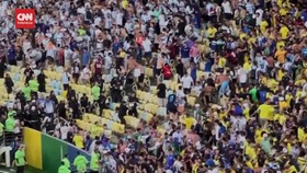 VIDEO: Laga Argentina dan Brazil Bentrok, Messi dkk Tenangkan Fans