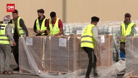 VIDEO: Bantuan untuk Gaza Tiba di Mesir Jelang Gencatan Senjata