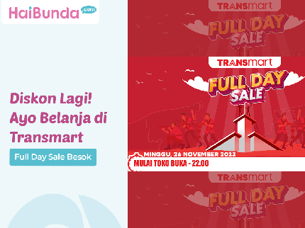 Diskon Lagi! Ayo Belanja di Transmart Full Day Sale Besok