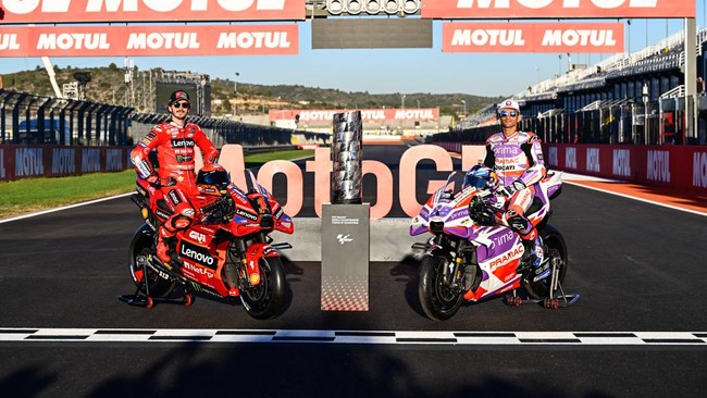 Berikut prediksi tim redaksi olahraga CNNIndonesia.com mengenai balapan MotoGP Valencia 2023 yang menjadi penentu gelar MotoGP 2023