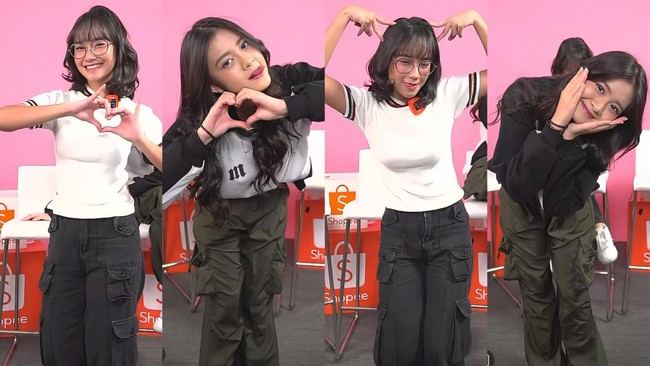 Freya dan Christy JKT48 membuat heboh Freya dan Christy JKT48 dalam live streaming Shopee Live melalui akun toko @OfficialJKT48 pada Kamis (23/11).