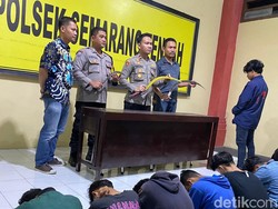 12 Anggota Geng Ruwet Dibekuk di Semarang, Bawa Sajam Hendak Tawuran