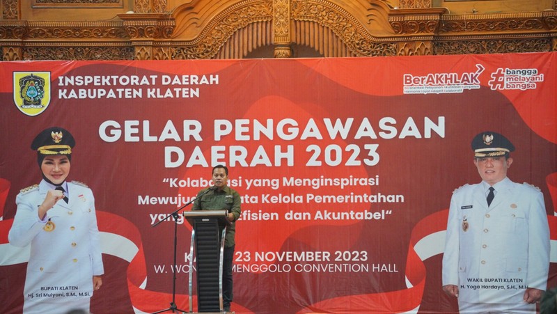 Sekda Klaten Buka Larwasda 2023 dan Serahkan Sejumlah Penghargaan