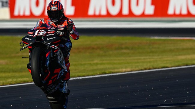 Maverick Vinales menjadi yang tercepat pada sesi kualifikasi MotoGP Amerika 2024 di Circuits Of The Americas.