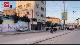 VIDEO: Gencatan Senjata Dimulai, Suara Ledakan Bom Tak Terdengar