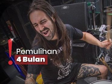 img-title Jay Weinberg Eks Drummer Slipknot Ungkap Kondisi usai Operasi Pinggul