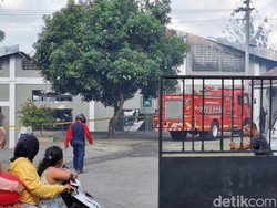Api Menyala Lagi di Pabrik Sarung Tangan Pleret Bantul Pagi Ini
