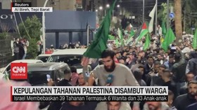VIDEO: Kepulangan Tahanan Palestina & Israel Disambut Warga