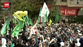 VIDEO: Sorak Sorai Warga Palestina Rayakan Kebebasan Tahanan Israel