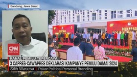 VIDEO: 3 Capres-Cawapres Deklarasi Kampanye Pemilu Damai 2024