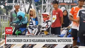 VIDEO: Aksi Crosser Cilik di Kejuaraan Nasional Motocross