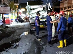 Cerita Mencekam Saat Tabung Gas di Atas Truk Meledak di Sukabumi