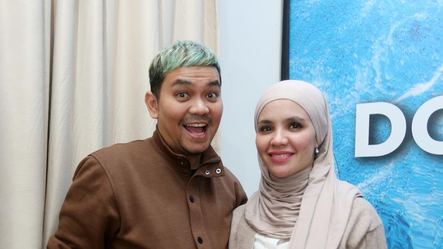 Indra Bekti dan Aldila Jelita saat ditemui di kawasan Jakarta.