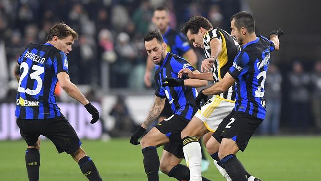 Berlangsung Alot, Juventus vs Inter Berakhir Imbang