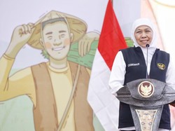 Produktivitas Padi Jatim Tertinggi Nasional, Khofifah Puji Petani-Penyuluh