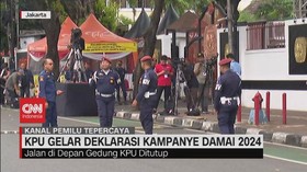 VIDEO: KPU Gelar Deklarasi Kampanye Damai 2024
