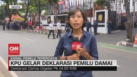 VIDEO: KPU Gelar Deklarasi Pemilu Damai