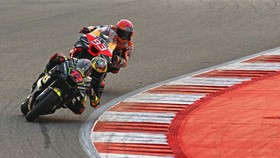 Bezzecchi Labrak Marquez di Ruang Istirahat Honda