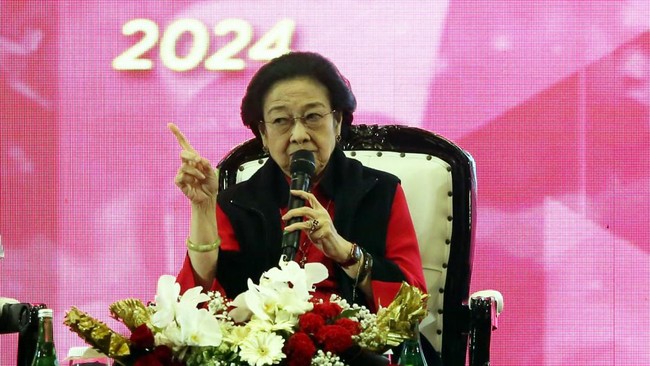 Ketua Umum PDI-Perjuangan (PDIP) Megawati Soekarnoputri mengatakan presiden yang nanti terpilih dalam Pilpres 2024 tidak boleh bodoh.