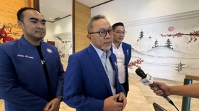 Didampingi Elite PAN, Zulhas Hadiri Rapat Persiapan Kampanye Pemilu