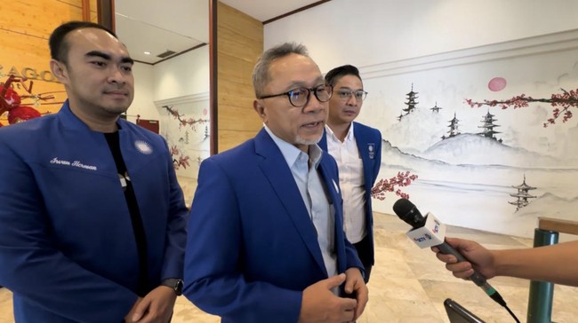 Ketua Umum PAN Zulkifli Hasan menghadiri Rapat Koordinasi Nasional Sentra Penegakkan Hukum Terpadu yang digelar Bawaslu bersama Kepolisian dan Kejaksaan.
