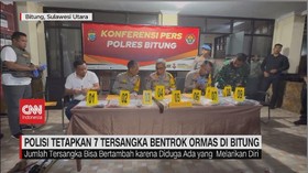 VIDEO: Polisi Tetapkan 7 Tersangka Bentrok Ormas di Bitung