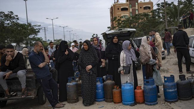 Israel Serang Lagi Warga Gaza Kala Antre Bantuan, 19 Orang Tewas