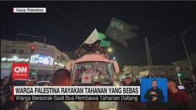 VIDEO: Warga Palestina Rayakan Tahanan yang Bebas