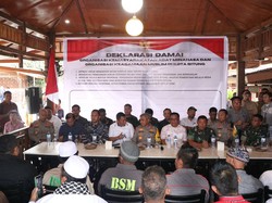 Masyarakat Bitung Deklarasi Damai Usai Bentrok Massa Bela Palestina Vs Ormas