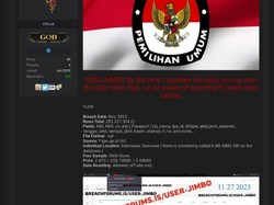 Usai Bjorka, Kini Jimbo Diklaim Retas Data DPT KPU