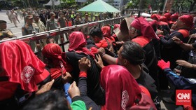 Jasa Marga dan Polisi Halau Demo Buruh Agar Tak Tutup Akses Tol