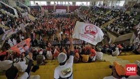 FOTO: Kampanye Perdana Capres Anies Baswedan Sapa Warga Jakarta-Bogor