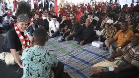 Kampanye di Merauke, Ganjar Ungkap Program Satu Desa Satu Puskesmas