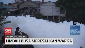 VIDEO: Limbah Busa Meresahkan Warga