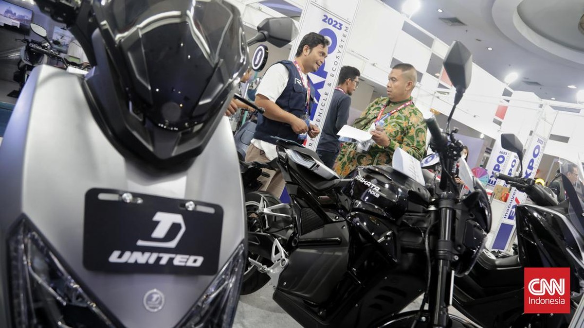 FOTO: Melihat Pameran Motor Listrik dan Ekosistemnya di Indonesia
